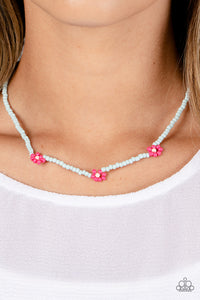 Paparazzi Necklace - Bewitching Beading - Pink