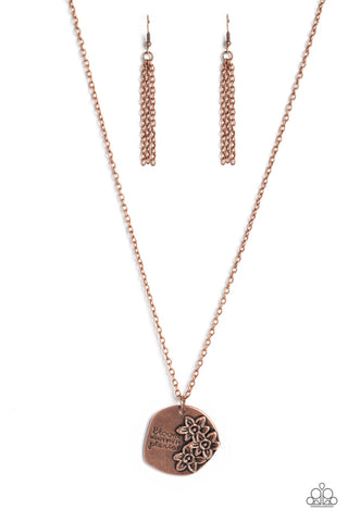 Paparazzi Necklace - Planted Possibilities - Copper