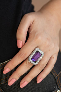Paparazzi Ring - A Grand Statement-Maker - Purple