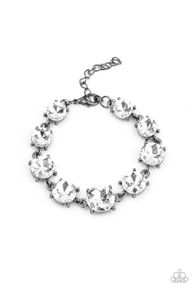 Paparazzi Bracelet - Can't Believe My Ice - Black