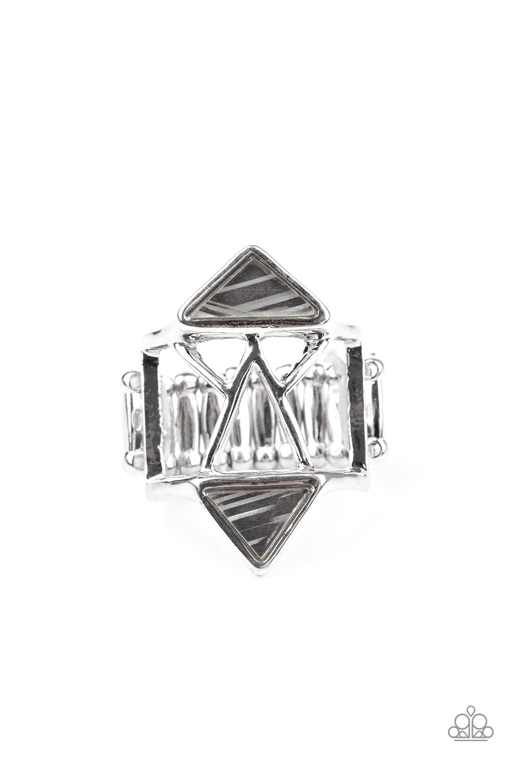 Paparazzi Ring - Making Me Edgy - Silver