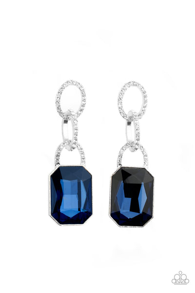 Paparazzi Earring - Superstar Status - Blue
