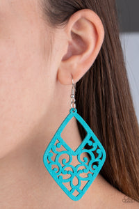 Paparazzi Earring - VINE For The Taking - Blue