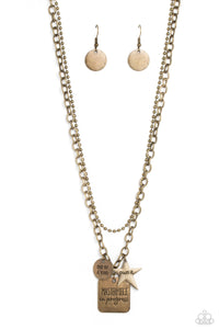 Paparazzi Necklace - Masterpiece in Progress - Brass