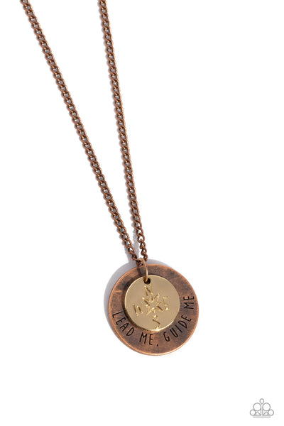 Paparazzi Necklace - Gilded Guide - Copper