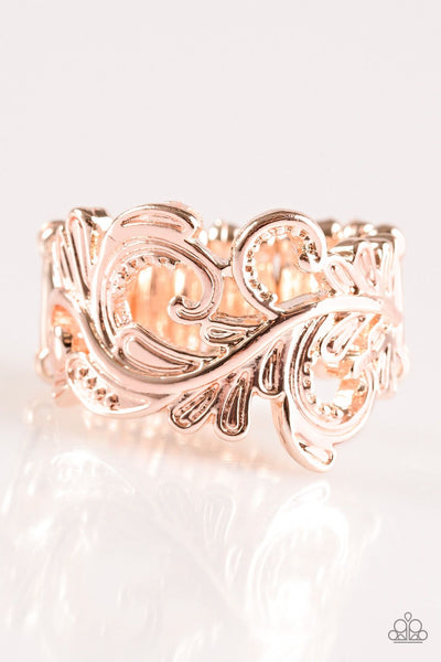 Paparazzi Ring - The World Is Vine - Rose Gold