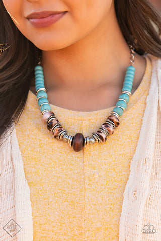 Paparazzi Necklace - Desert Tranquility - Blue