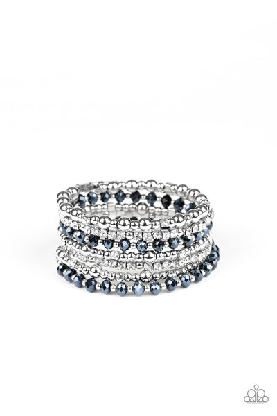 Paparazzi Bracelet - Ice Knowing You - Blue