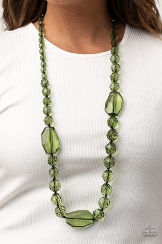Paparazzi Necklace - Malibu Masterpiece - Green