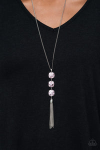 Paparazzi Necklace - GLOW Me The Money! - Pink