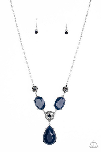 Paparazzi Necklace - Heirloom Hideaway - Blue