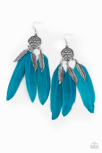 Paparazzi Earring -  In Your Wildest DREAM-CATCHERS - Blue