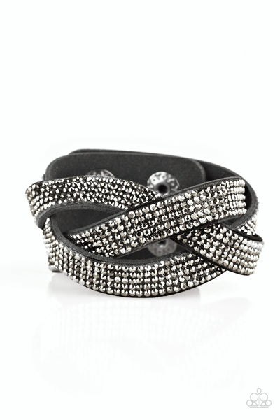 Paparazzi Bracelet - Nice Girls Finish Last - Black Urban