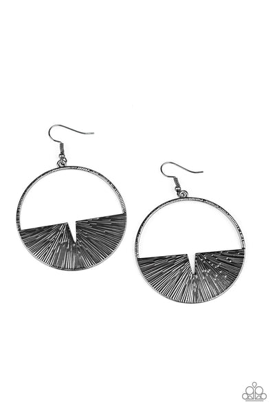 Paparazzi Earring - Reimagined Refinement - Black