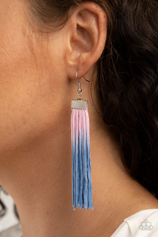 Paparazzi Earring - Dual Immersion - Pink