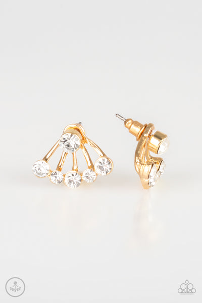 Paparazzi Earring -  Jeweled Jubilee - Gold