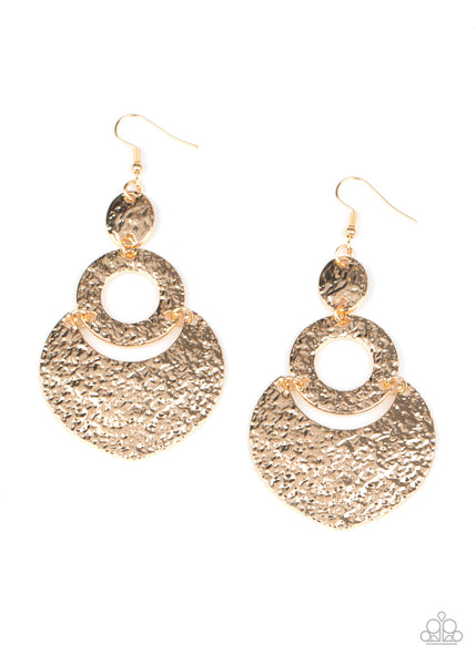 Paparazzi Earring - Shimmer Suite - Gold