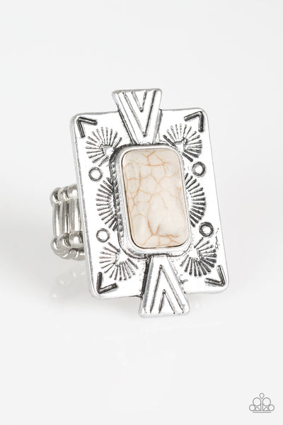 Paparazzi Ring - Stone Cold Couture - White