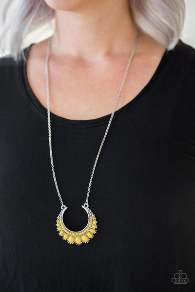 Paparazzi Necklace - Count To Zen - Yellow