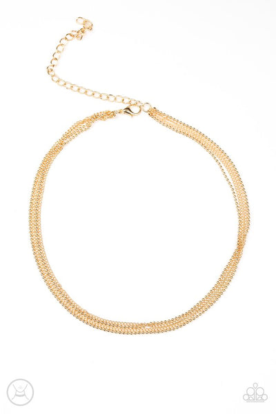 Paparazzi Necklace - If You Dare - Gold