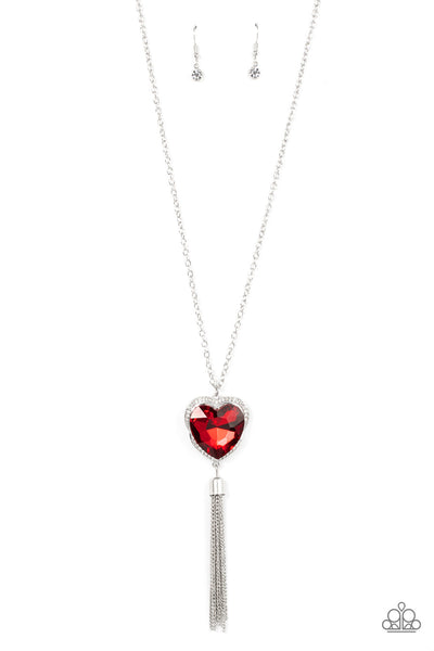 Paparazzi Necklace - Finding My Forever - Red