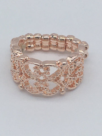 Paparazzi Ring - Tell Me How You Really FRILL - Rose Gold