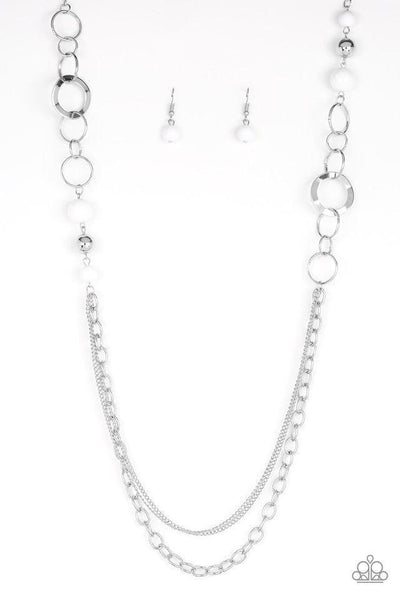 Paparazzi Necklace - Modern Motley - White