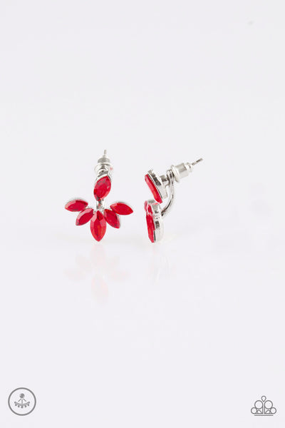 Paparazzi Earring - Radical Refinement - Red
