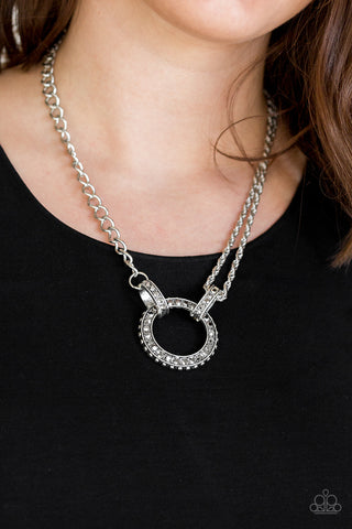 Paparazzi Necklace - Razzle Dazzle - Silver