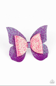 Paparazzi Hair Accessory - Butterfly Bouquet - Purple
