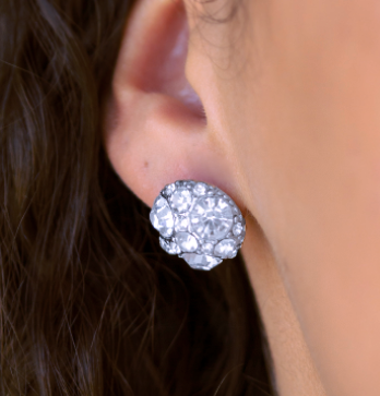 Paparazzi Earring - Diamond Daze - White