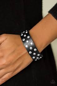 Paparazzi Bracelet - Shine On You Crazy Diamond - Black Urban Wrap