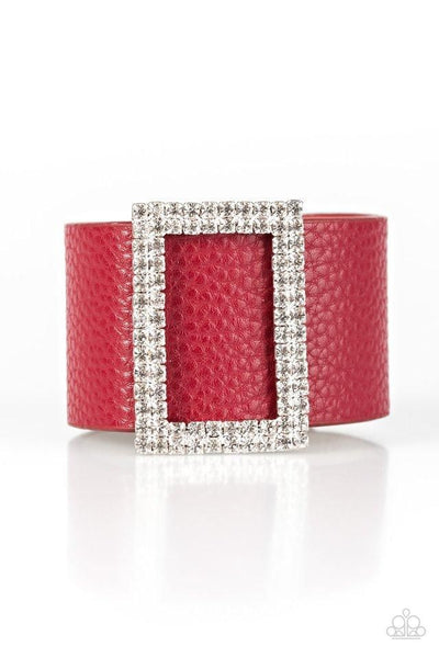 Paparazzi Bracelet - Stunning For You - Red Urban Wrap
