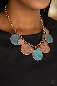Paparazzi Necklace - Treasure Huntress - Copper