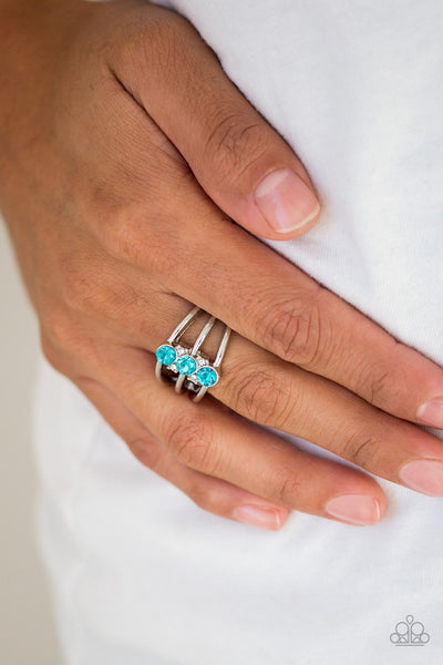 Paparazzi Ring - Triple Crown Winner - Blue