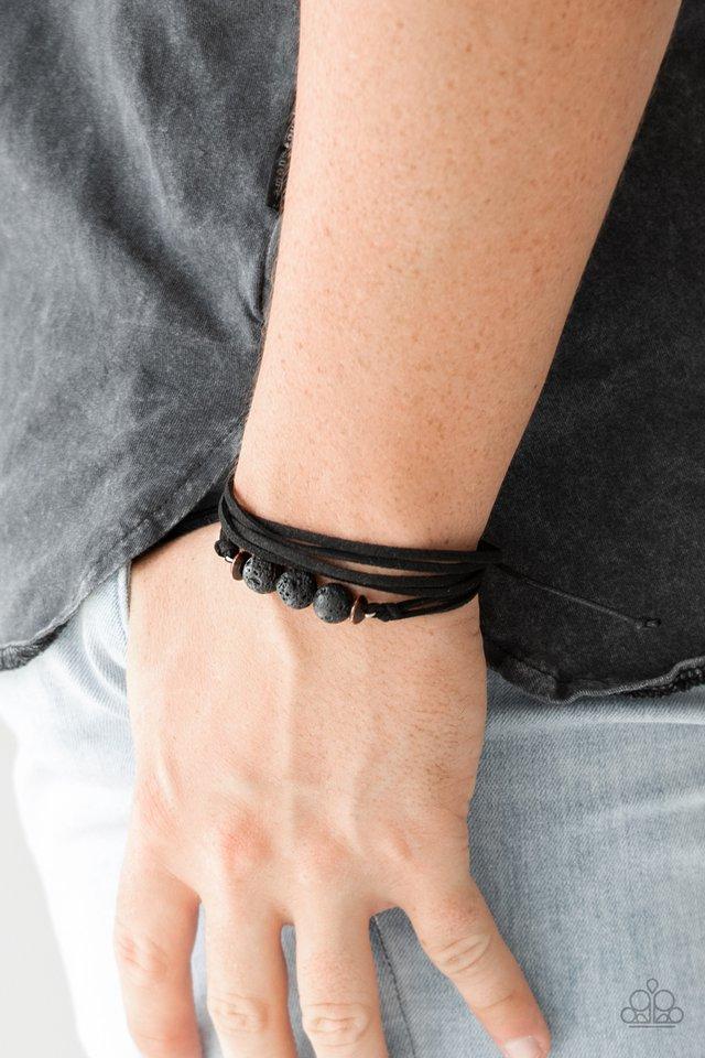 Paparazzi Bracelet - Adventure Zone - Black Urban