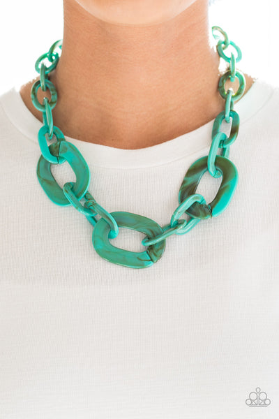 Paparazzi Necklace - All In-Vincible - Blue