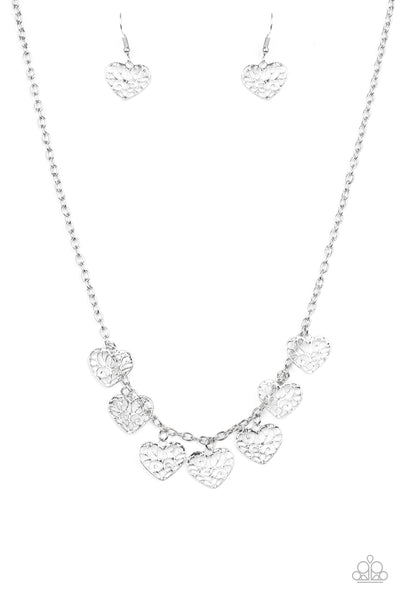 Paparazzi Necklace - Less Is Amour - Silver
