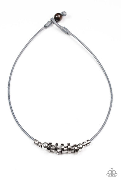 Paparazzi Urban Collection - Ancient Canyons - Silver Necklace