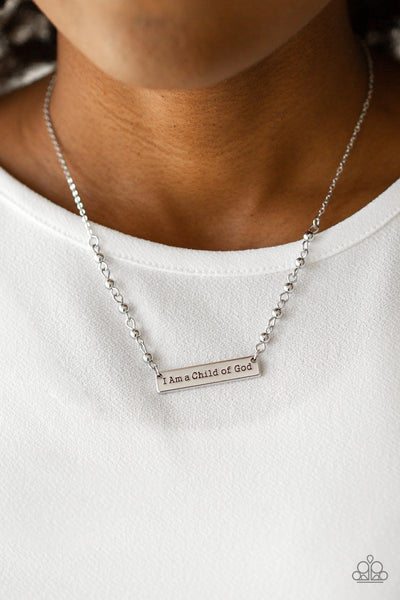 Paparazzi Necklace - Send Me An Angel - Silver
