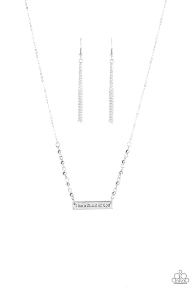 Paparazzi Necklace - Send Me An Angel - Silver
