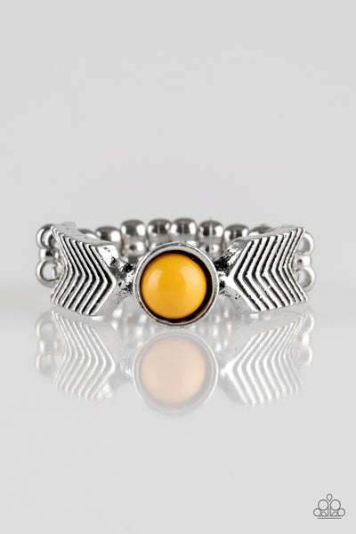 Paparazzi Ring - Awesomely Arrow Dynamic - Yellow