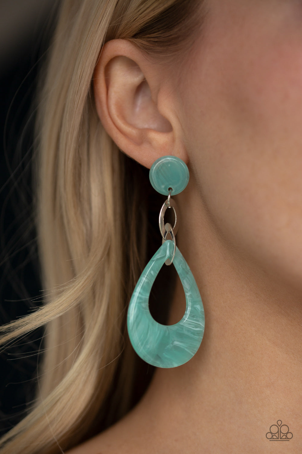 Paparazzi Earring - Beach Oasis - Blue