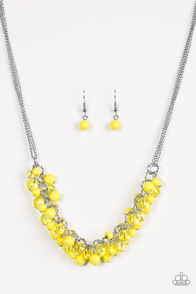 Paparazzi Necklace - Boulevard Beauty - Yellow