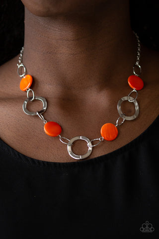 Paparazzi Necklace - Bermuda Bliss - Orange