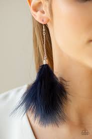 Paparazzi Earring - Birds of Paradise - Blue