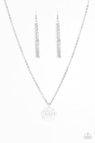 Paparazzi Necklace - Blossom Bliss - White