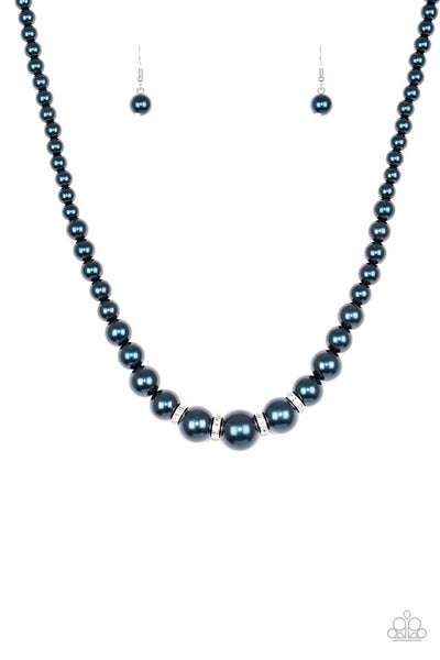 Paparazzi Necklace - Party Pearls - Blue