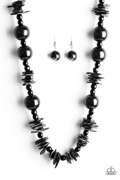 Paparazzi Necklace - Yes We Cancun! - Black