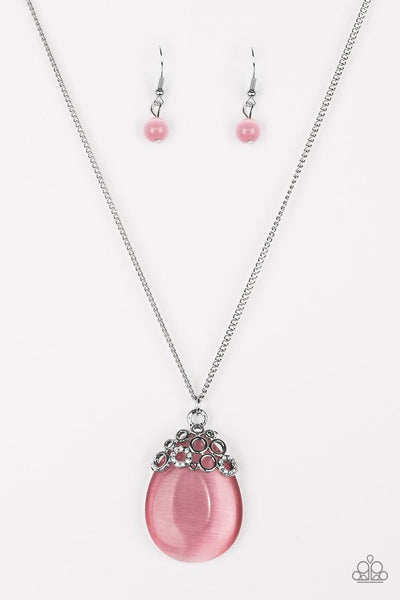 Paparazzi Necklace - Nightcap and Gown - Pink